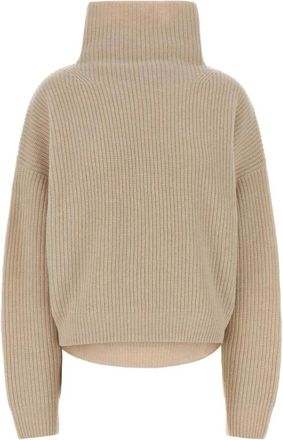 Isabel Marant Brooke Sweater - Dames - Coltruien - Beige - XS - Wol - Truien & Vesten