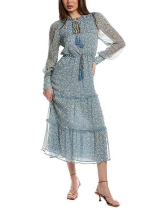 Allison Allison Tiered Midi Dress