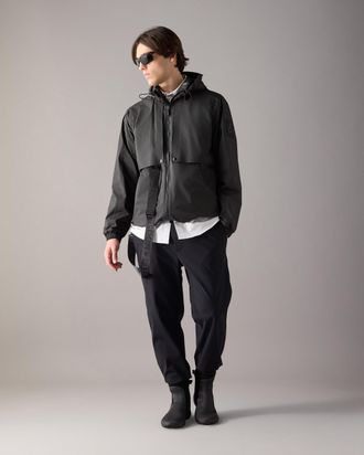 Moose Knuckles Mens Knox Packable Rain Jacket