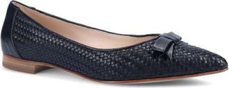 Ron White Jada Pointed Toe Flat in Onyx at Nordstrom, Size 8Us