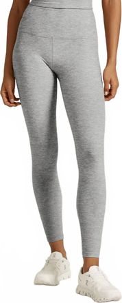 Beyond Yoga Spacedye Caught In The Midi Highwaist Legging In Silver Mist