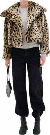 Inwear Yoba Faux Fur Jacket In Leopard