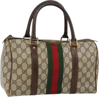 Gucci Pre-owned Handbags, female, Beige, Size: ONE SIZE Pre-owned Vintage Handbag