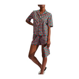La DoubleJ Cozy Cotton Short Pyjama Set - Dames - Pyjama - Roze - XL - Katoen - Nachtkleding