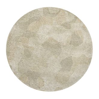 Louis De Poortere Alfombra de poli&eacute;ster beige, 140x140 cm