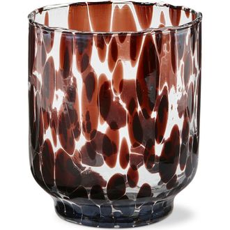 Tag Brown Tortoise Print Clear Glass Tealight Candle Holder at Nordstrom