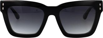 Isabel Marant Paoly Zonnebril - unisex - Zonnebrillen - Zwart - 53 MM - Accessoires