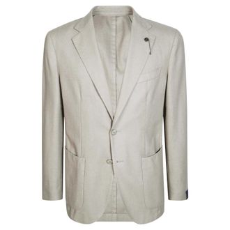 Santaniello Hombre, Chaquetas, Beige, Talla: M