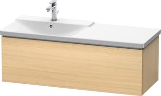 Duravit Duravit L-cube Mueble De Pared, Ancho 1220mm, Profundidad 481, 1 Extra&iacute;ble, Se Ajusta A La Medida. Art&iacute;culos 233312 Y 233412, Color: Roble Mediterr&aacute;ne