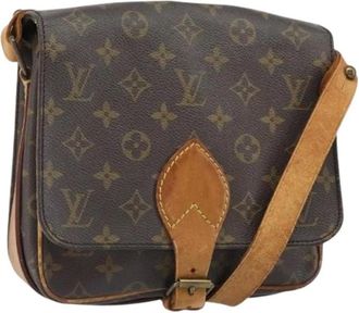 Louis Vuitton Pre-owned Cross Body Bags, female, Brown, Size: ONE SIZE Pre-owned Vintage Canvas Cross Body Bag