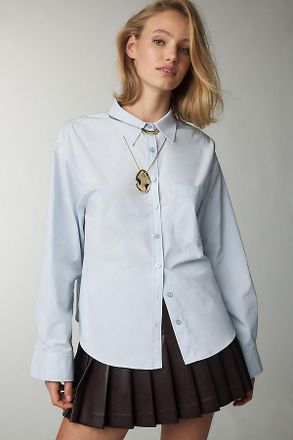 Maeve Shrunken Bennet 100% Cotton Buttondown Shirt