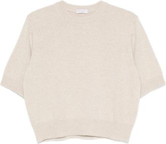 Brunello Cucinelli Short-sleeve Sweater