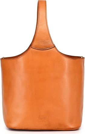 OLD TREND Napa Genuine Leather Relaxed Handcrafted Basket Bag in Caramel at Nordstrom