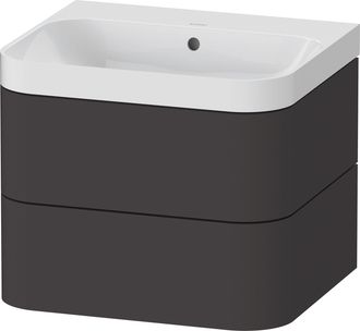 Duravit Set C-bonded Duravit Happy D.2 Plus Suspendido, 575x490mm, 2