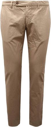 Michael Coal Slim Broeken - Heren - Chinos - Beige - W32 - Katoen - Broeken