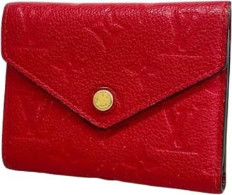 Louis Vuitton Pre-owned Wallets, female, Red, Size: ONE SIZE Pre-owned Wallet (tri-fold)
