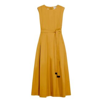 Max Mara Midi Dresses, female, Yellow, Size: XS Amina Dress