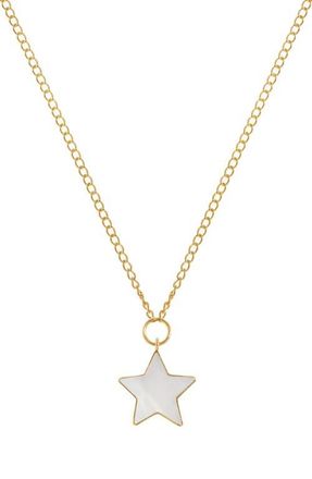 Freya Rose Star Pendant 22ct Gold Vermeil Necklace at Nordstrom