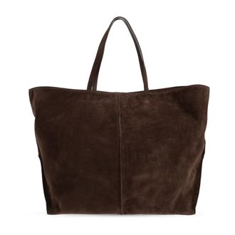 Jil Sander Tassen, Dames, Bruin, ONE Size, Su&egrave;de, Su&egrave;de Tas