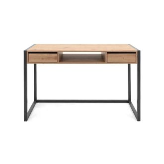 Finori Argonauta - Escritorio De Dormitorio De Oficina Moderno De Roble Con Cajones 120 X 60 X 75 H