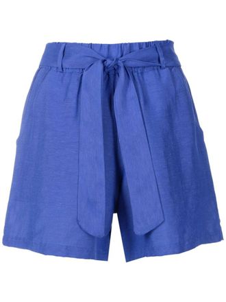 Amir Slama Shorts con cintura - Blu