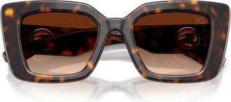 Burberry Be 4476 Zonnebrillen - Dames - Zonnebrillen - Bruin - 51 MM - Accessoires