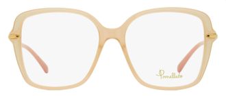 POMELLATO PM0090O Square Acetate Frame Eyeglasses - Beige
