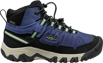 Keen Targhee IV Mid Waterproof Hiking Boots - Big Kids Blue 3 Kids
