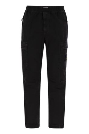 Stone Island Cotton Cargo Trousers