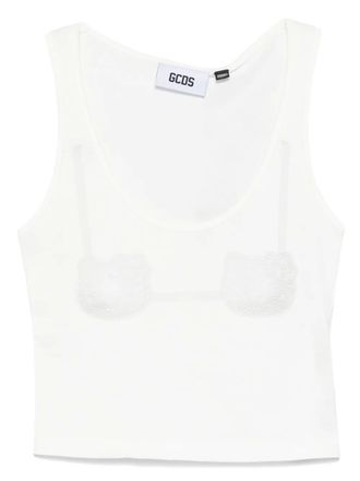 GCDS x Hello Kitty top met print - Wit