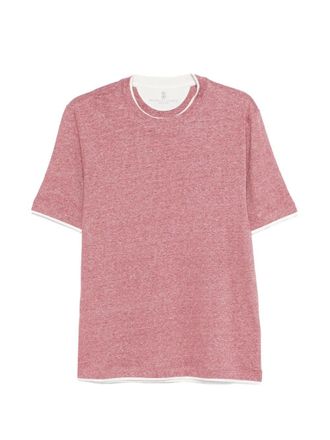 Brunello Cucinelli T-Shirt With Faux-Layering