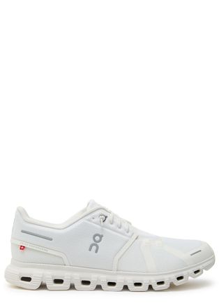 On Cloud 6 Panelled Mesh Sneakers - White - 12.5 (IT46 / UK12)