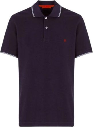 Carolina Herrera Polo Shirts - Heren - Polos - Blauw - M - Katoen - Tops