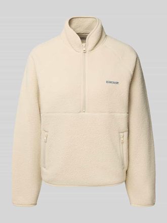 Guess Sweatshirt mit Stehkragen in Ecru, Gr&ouml;&szlig;e XS