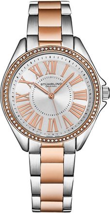 St&uuml;hrling Symphony Quartz Silver Dial Ladies Watch M17190