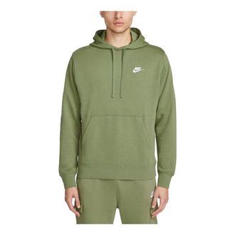 Nike Sportswear NSW Club Hoodie Olive Green White CZ7858-334
