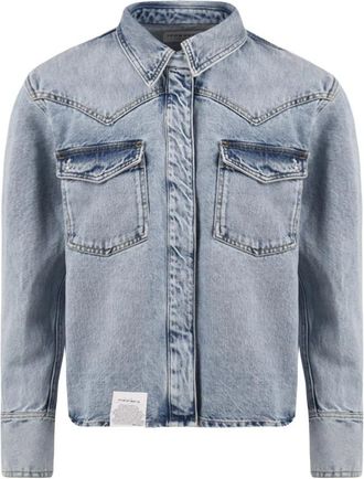 Icon Denim Los Angeles Norah Shirt - Dames - Spijkerjassen - Blauw - XS - Katoen - Jassen