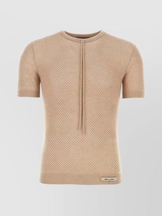 Fendi wool mesh short-sleeve t-shirt