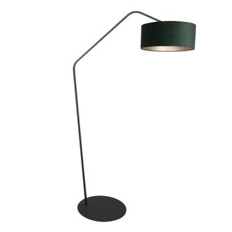 Anne Lighting L&aacute;mpara De Pie - Zigzag - Verde Negro - Metal - - Anne Lighting