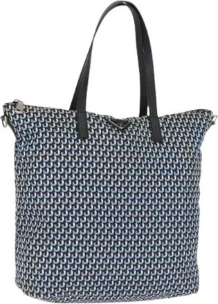 Prada Pre-owned Tote Bags, female, Multicolor, Size: ONE SIZE Pre-owned Nylon Tote Bag
