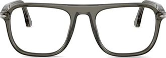 Persol Occhiali Jacques con montatura oversize - Grigio