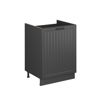 Vicco Mueble Bajo Para Fregadero Fame-line, Gris Oscuro/antracita, 60 Cm, Vicco