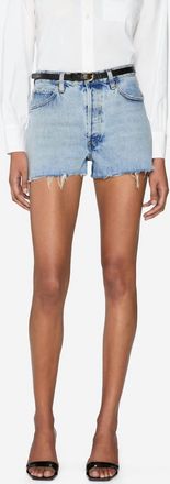 Frame Denim Dare Cotton Short In Blue