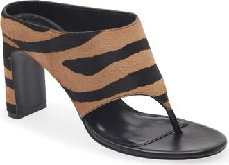 Stuart Weitzman Bebette Thong Sandal in New Camel/shadow at Nordstrom, Size 10.5