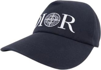 Dior Pre-owned Accessories, male, Black, Size: ONE SIZE Pre-owned Cotton Cap