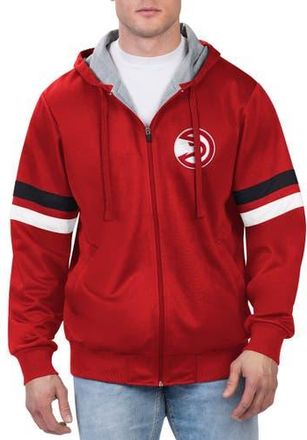 G-III Sports by Carl Banks Mens G-III Sports by Carl Banks Red Atlanta Hawks Contender Full-Zip Hoodie Jacket at Nordstrom, Size X-Large