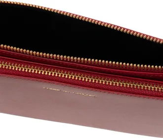 Comme Des Gar&ccedil;ons Comme Des Gar&ccedil;ons Leather Pouch, Unisex, Red
