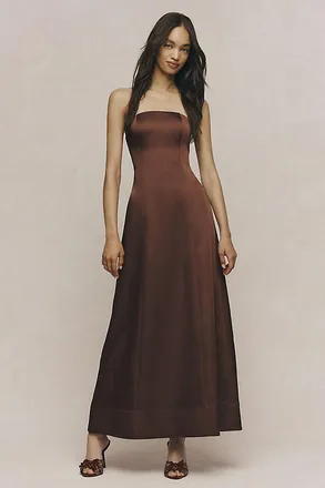 Mare Mare Piper Strapless Fit & Flare Maxi Dress
