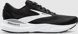 Brooks Womens Adrenaline Gts 24 Wide Running Shoes In Black/white