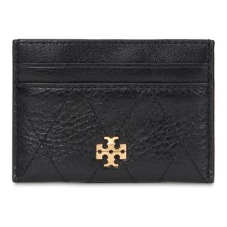 Tory Burch Accessoires, Dames, Zwart, ONE Size, Charlie Quilted Card Case